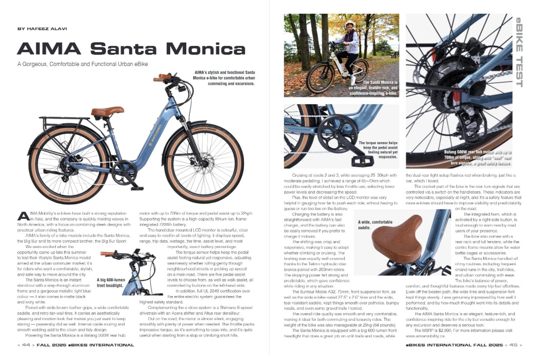 Test Report: Santa Monica E-Bike